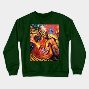 Smoking at the lounge 5 Crewneck Sweatshirt